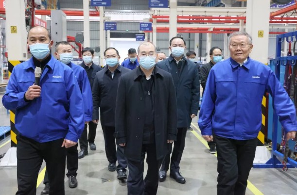 朱国贤调研山河智能：在推动高质量发展上闯出新路子