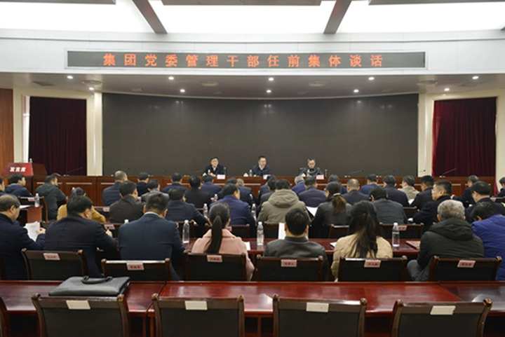 集团召开干部任前集体谈话会议
