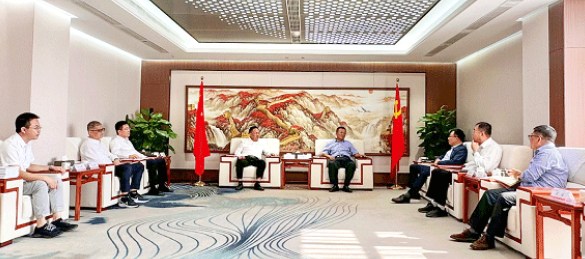 高武久一行拜访中国稀土集团党委副书记、董事、总经理刘雷云