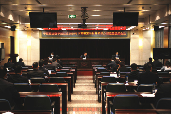 公司召开2020年全面预算与财务指标分析通报视频会议