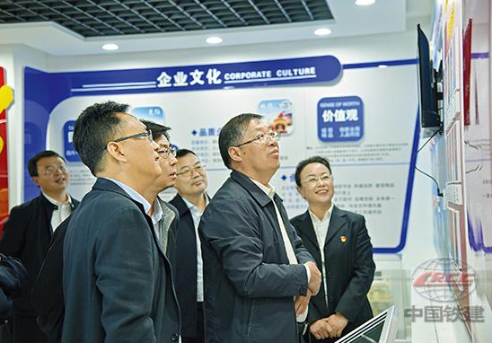 庄尚标到中铁十九局督导提质增效工作