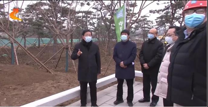 河北省委书记、省人大常委会主任王东峰到雄安悦容公园项目调研检查