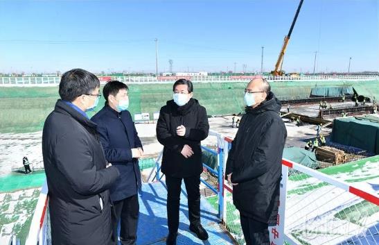 河北省省委书记王东峰、省长许勤到K1快速路项目检查指导工作