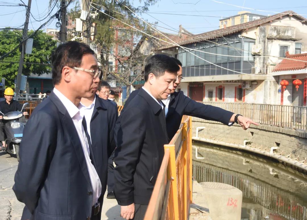 李建辉一行调研中交上航局福建莆田秀屿项目