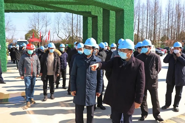上海市副市长汤志平视察公司花博会项目