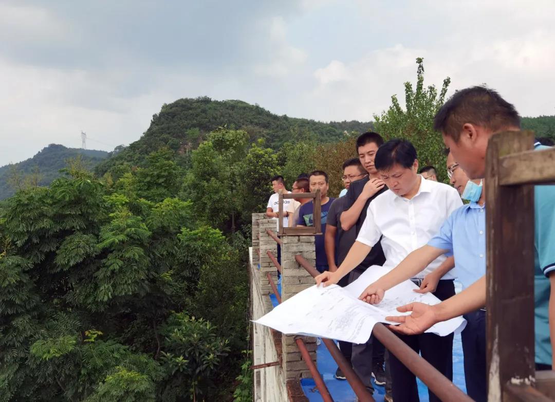 李天胜调研指导宜兴铁路项目上场，出席武九客专湖北公司宜兴铁路工程建设开工动员大会