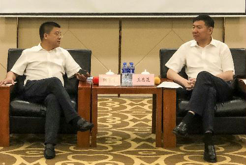 中国能建葛洲坝建设公司与鞍山市共商合作