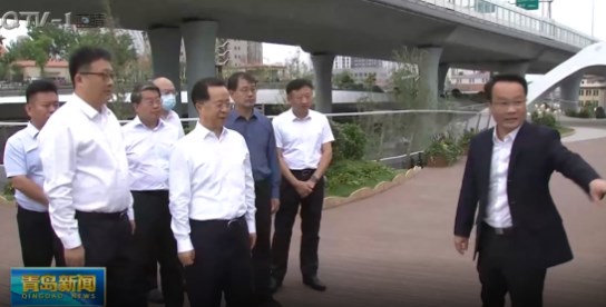 山东省委副书记、青岛市委书记陆治原赴浮岛公园项目调研