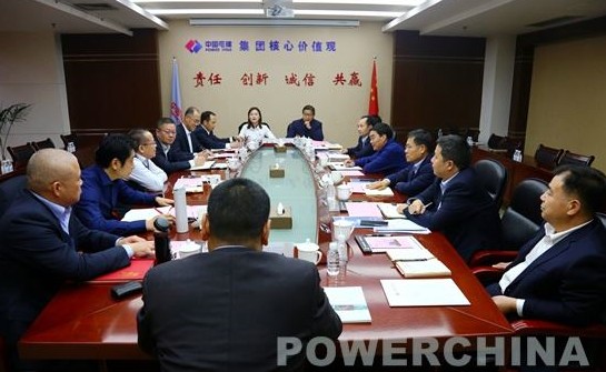  电建租赁公司总经理沈沉一行到访我公司（图） 
