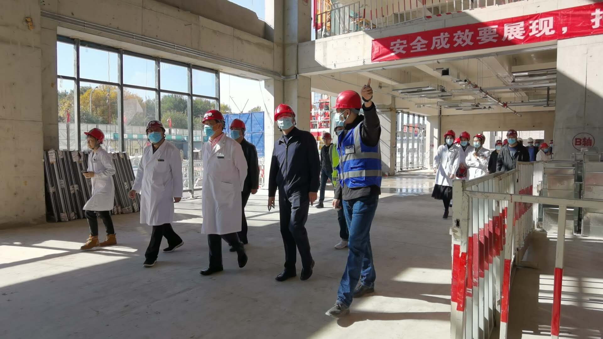 顺鑫天宇妇幼工程接受卫计委、顺义妇儿医院检查指导