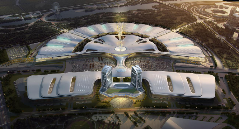 五建集团“智慧施工”走进长三角 徐州“全球会客厅”完成主体建设
