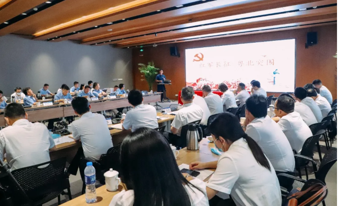 一公司走进韶钢营销中心参观学习