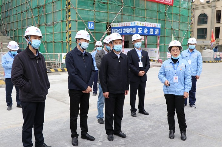 中国政研会调研高新PPP项目智慧党建