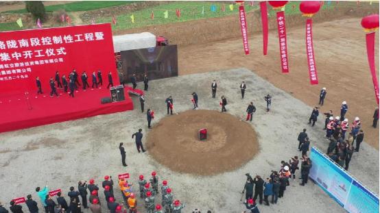 中国二冶景礼高速公路陇南段控制性工程开工
