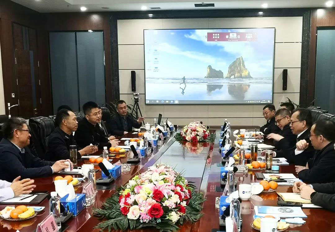 霍胜勇一行到碧水源拜访交流