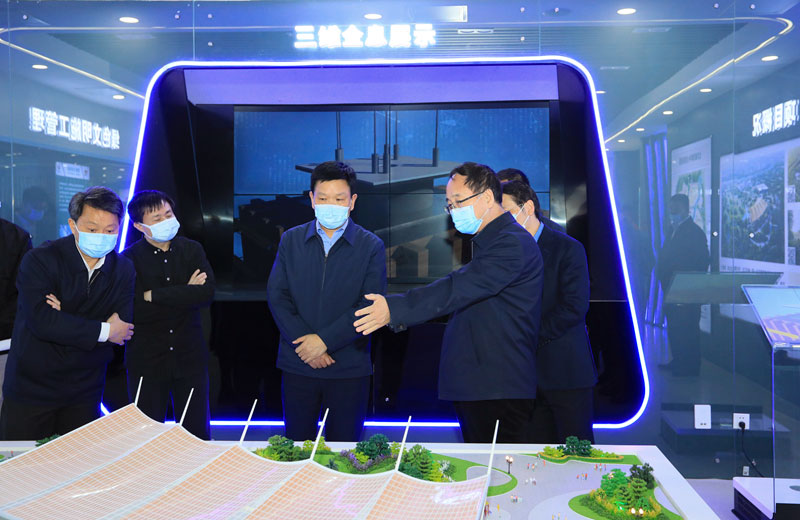 北京市领导到首都博物馆东馆项目调研