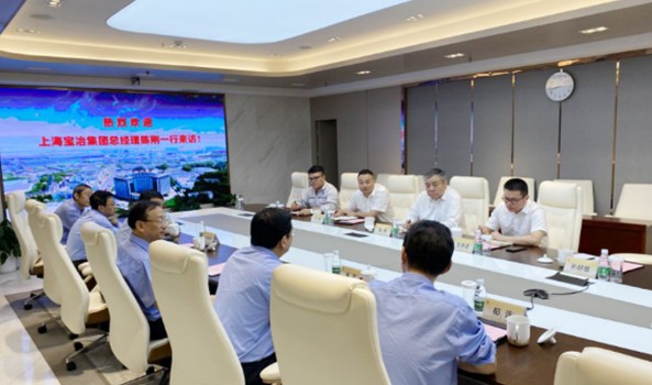 陈刚一行赴南钢交流访问