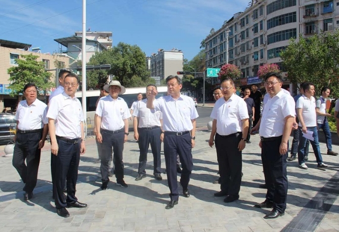 攀枝花市委书记贾瑞云调研路桥公司在攀两个项目