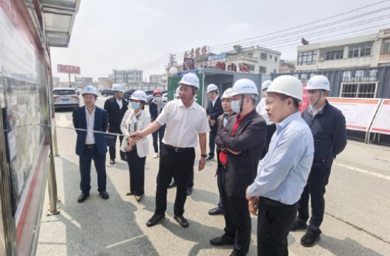广东省省铁投纪委书记王松强到粤东城际铁路8标项目调研指导