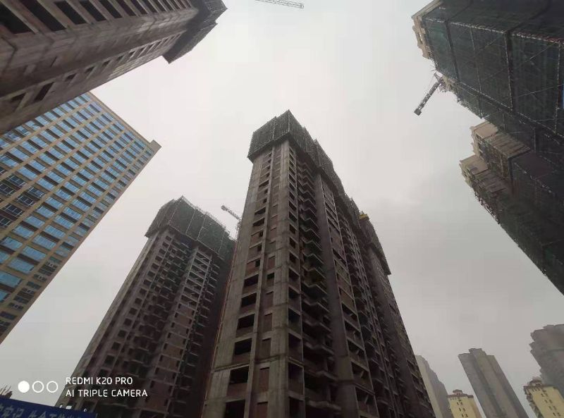 湖南永州零陵区棚改（杨塘）安置小区项目5#住宅楼实现封顶目标
