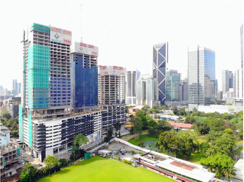 马来西亚大使公馆工程提前封顶