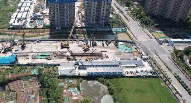 中南建筑两城地铁工程全速推进中 共创城市基础建设高质量发展