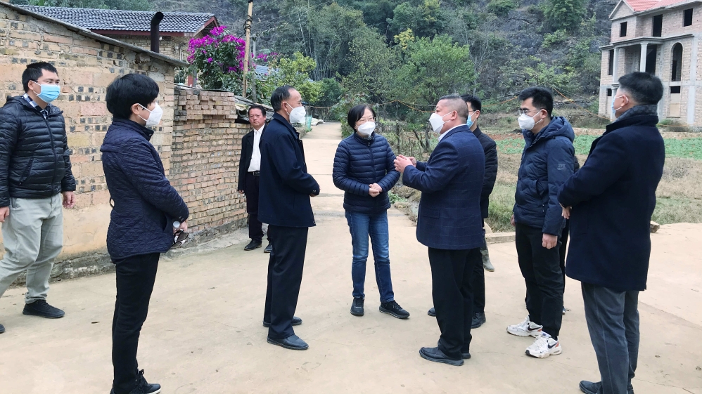 王素琳率员赴广南县旧莫乡调研定点帮扶工作