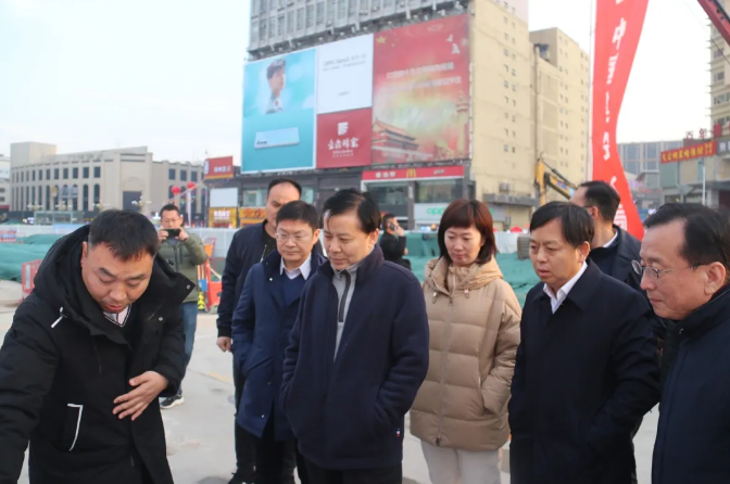 各级关注|郑州市副市长陈宏伟一行到郑州二七广场隧道项目调研