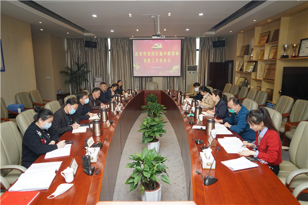 胡若兰带队到中鼎国际调研督导党建工作