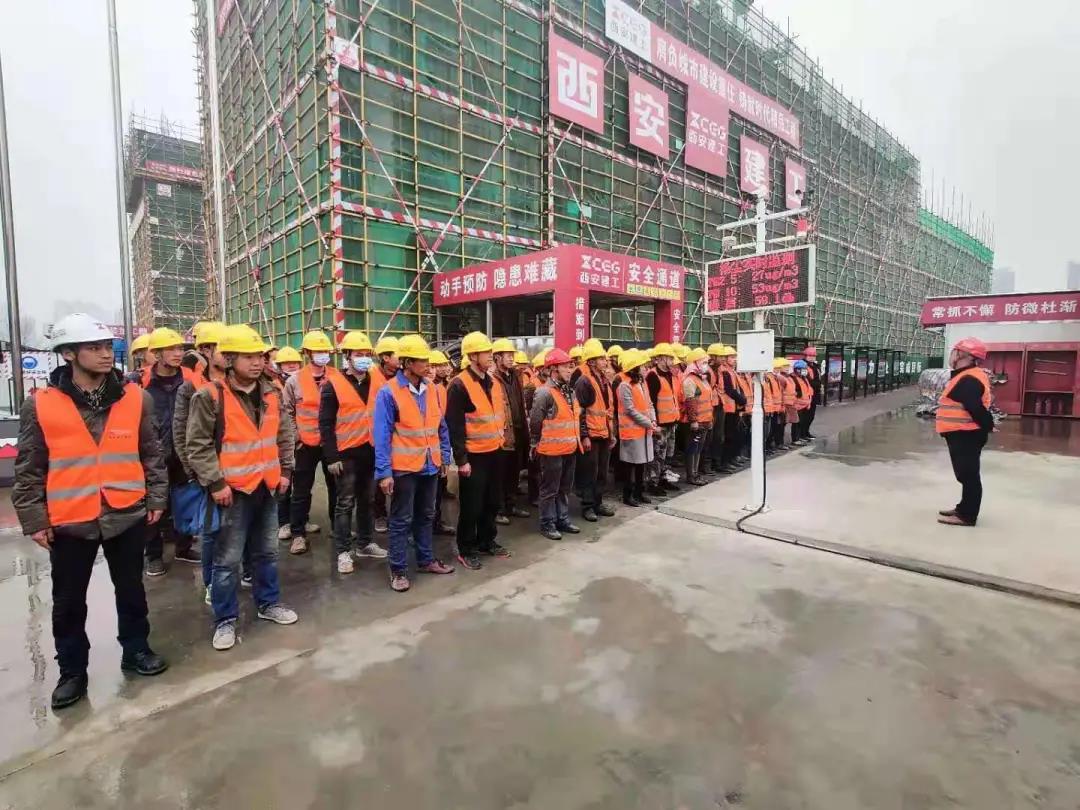 铁一中湖滨校区项目：抢抓施工进度 掀起大干高潮