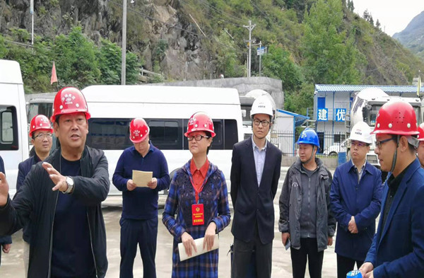 巫溪县政协视察调研巫镇项目建设
