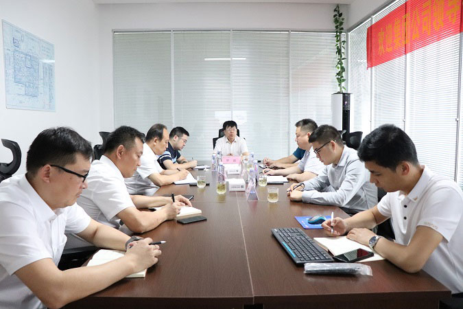 罗涛到大都投资公司枣庄项目调研指导