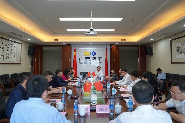 金宁运会见绿地集团总裁助理薛明辉