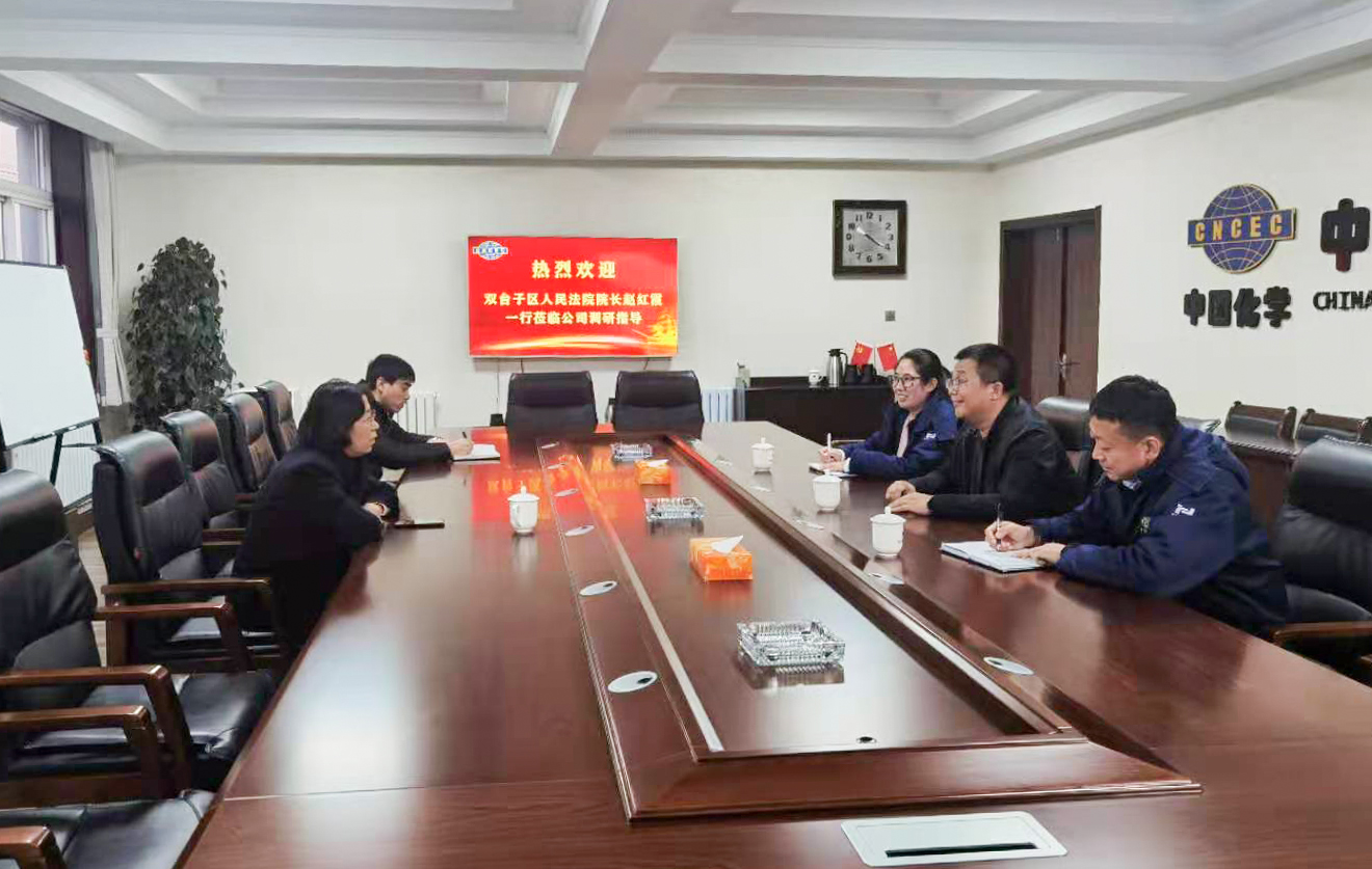 盘锦市双台子区人民法院院长赵红霞到公司座谈交流