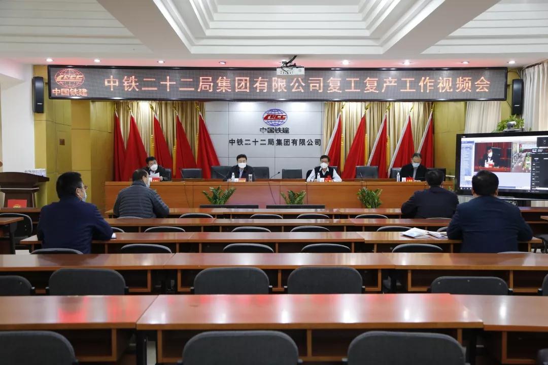 【复工复产】集团公司召开复工复产工作视频会