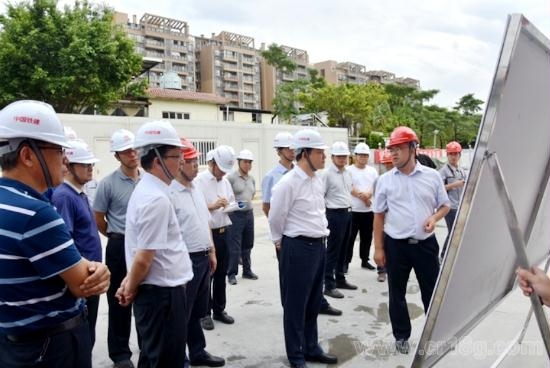 中国铁建副总裁王立新到中铁十八局市政公司广州地铁18和22号线项目部调研