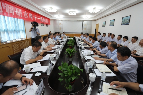 晏志勇到水电十一局调研