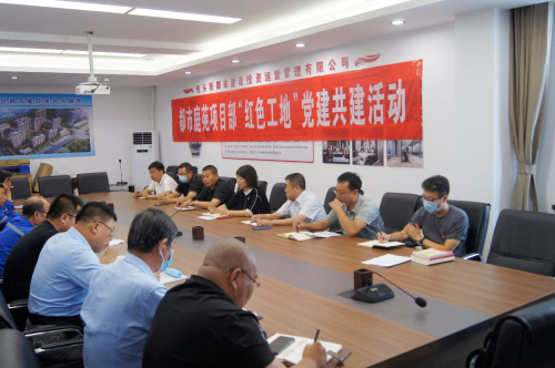 中国二冶举办都市庭苑项目部“红色工地”党建共建活动座谈会