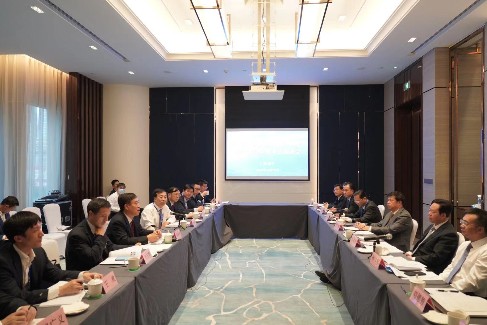 孙洪水与崇左市主要领导会谈