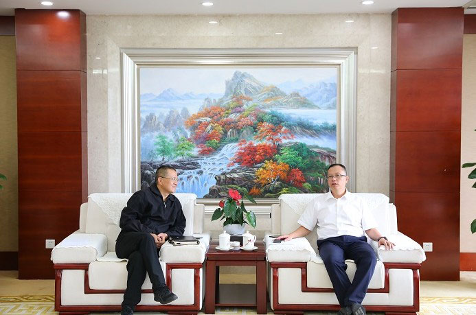吕兵会见中石油云南销售分公司党委副书记、总经理杨声武