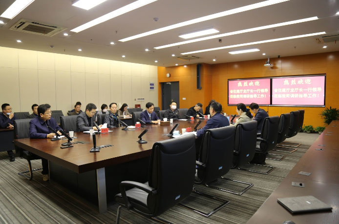 省住建厅龙副厅长一行到公司就“下沉企业，助企纾困”调研