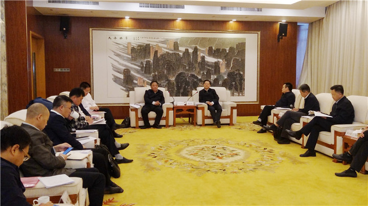 集团党委书记、董事长叶新平拜会张家界市领导  