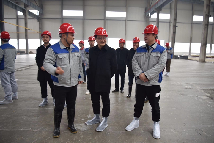 省国资委党委委员、副主任阳望平调研集团五公司湖南中创空天产业化基地建设项目