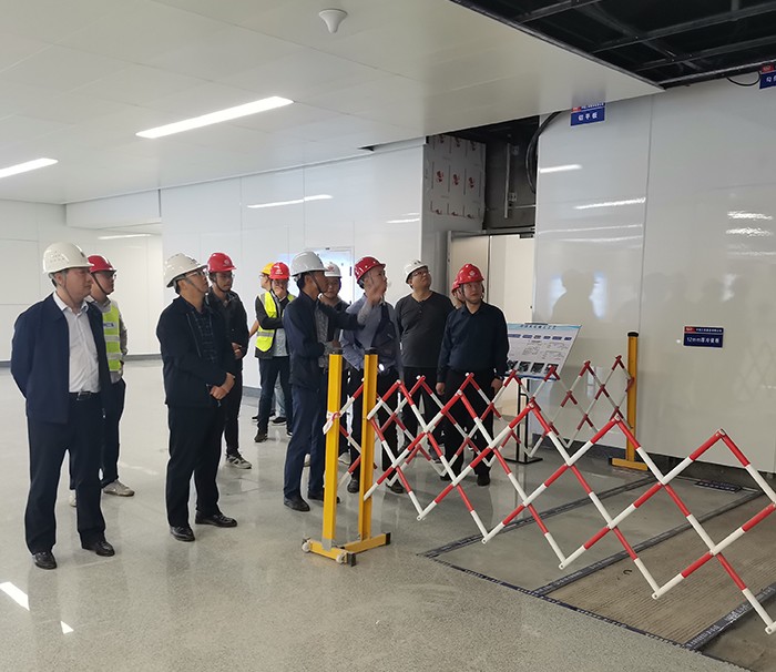 福州市地铁质监站莅临福州地铁6号线2标段检查指导工作