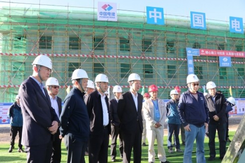 晏志勇、丁焰章到公司承建的西藏项目调研 