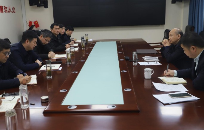 赵时运赴安徽一建公司调研