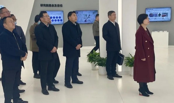 江西省安义县领导一行莅临围海股份考察指导