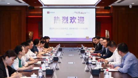 远东宏信与武汉市江岸区政府开展合作交流
