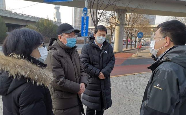 北京市副市长隋振江以“四不两直”方式检查中铁一局二公司北京地铁16号线12标项目疫情防控和复工情况