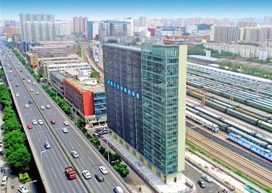 建筑公司太原市智慧停车楼一期工程主体竣工